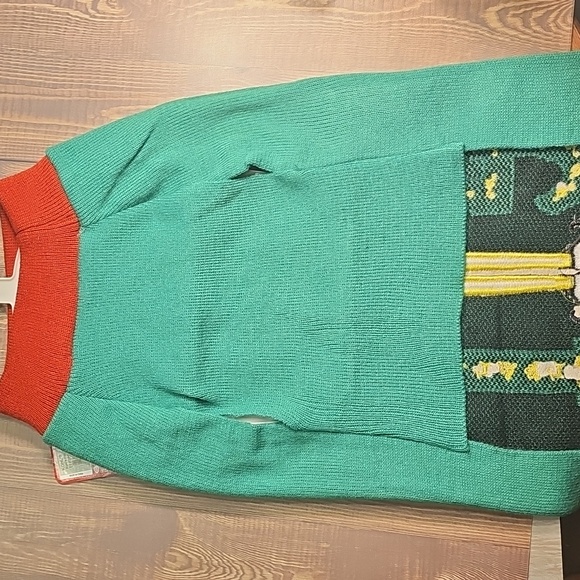 Elf Green and Red Dog Sweater - Picture 7 of 7